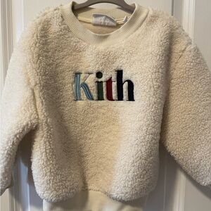 Kith Kids Cream Sherpa Sweatshirt